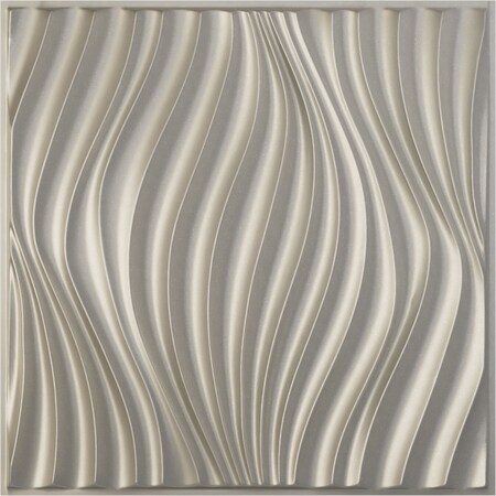 Ekena Millwork 19 5/8in. W x 19 5/8in. H Billow EnduraWall Decorative 3D Wall Panel Covers 2.67 Sq. Ft. WP20X20BWBAL